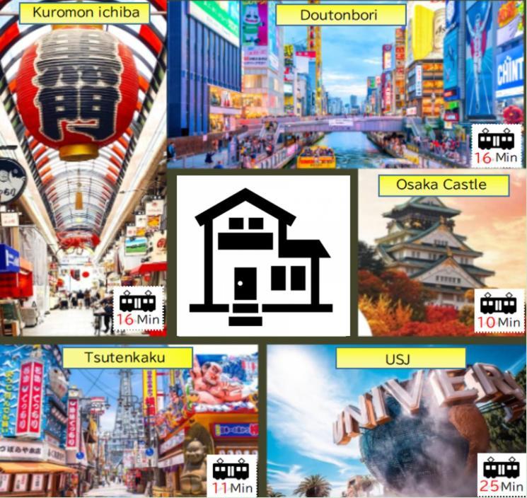 Jr天王寺駅・寺田町駅から徒歩圏内！ファミリー大歓迎の広々欧風ハイツ！ Osaka Exterior foto
